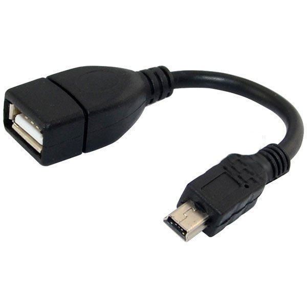 Cable OTG mini USB a USB